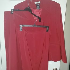 East 5th Red Womans Business Suit